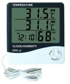 Medidor de temperatura y humedad digital